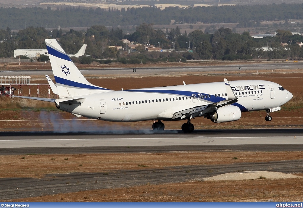 4X-EKP, Boeing 737-800, EL AL