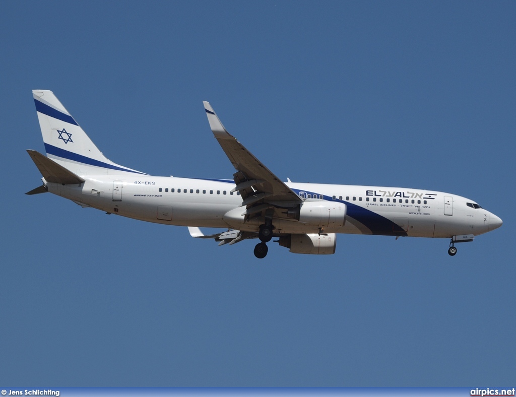 4X-EKS, Boeing 737-800, EL AL