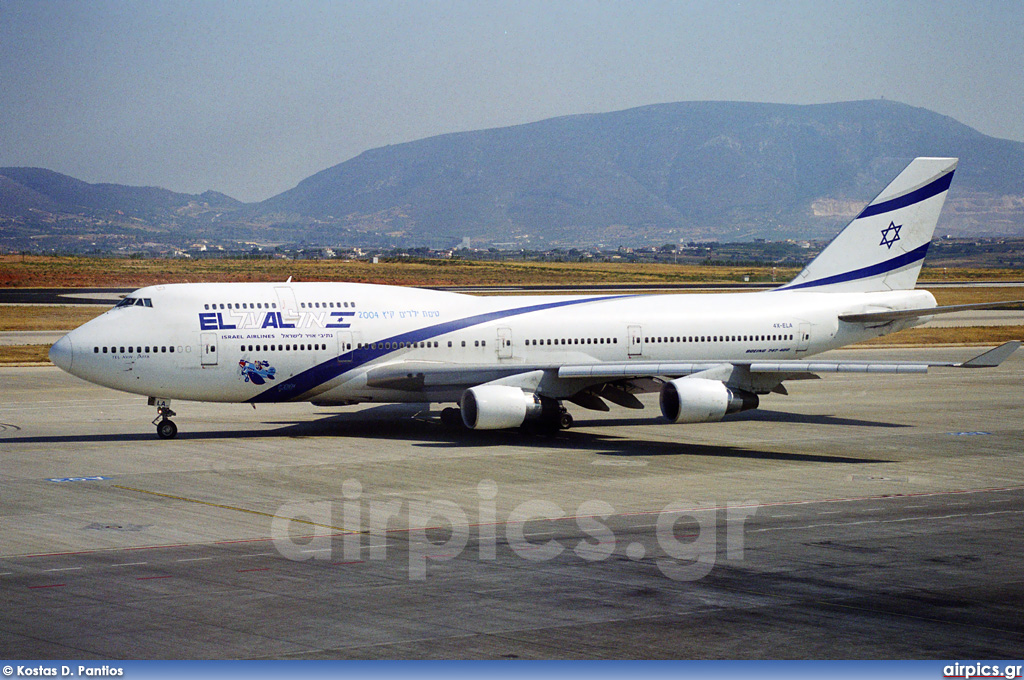 4X-ELA, Boeing 747-400, EL AL