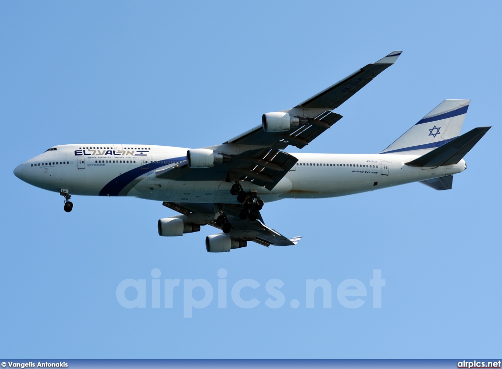 4X-ELA, Boeing 747-400, EL AL