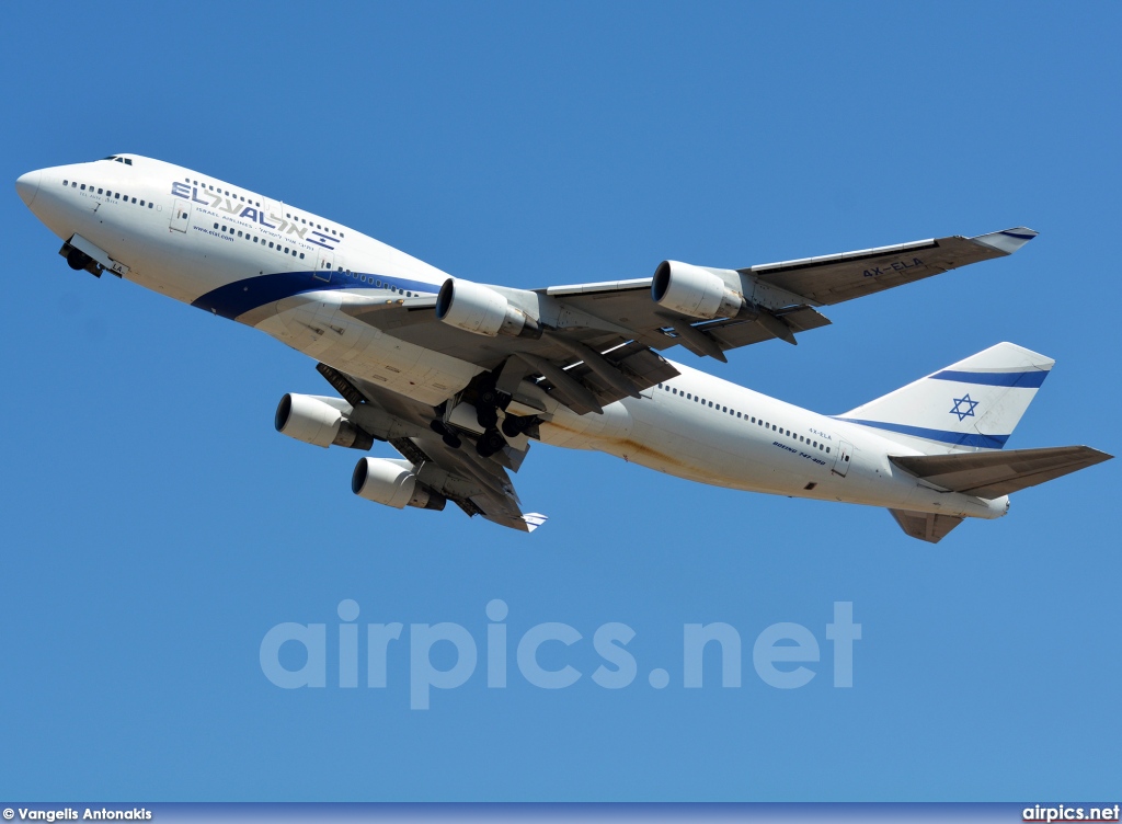 4X-ELA, Boeing 747-400, EL AL