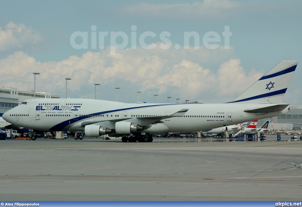 4X-ELB, Boeing 747-400, EL AL
