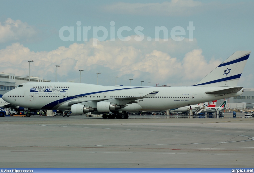 4X-ELB, Boeing 747-400, EL AL