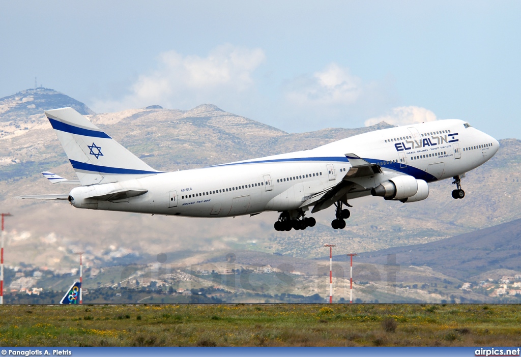 4X-ELC, Boeing 747-400, EL AL