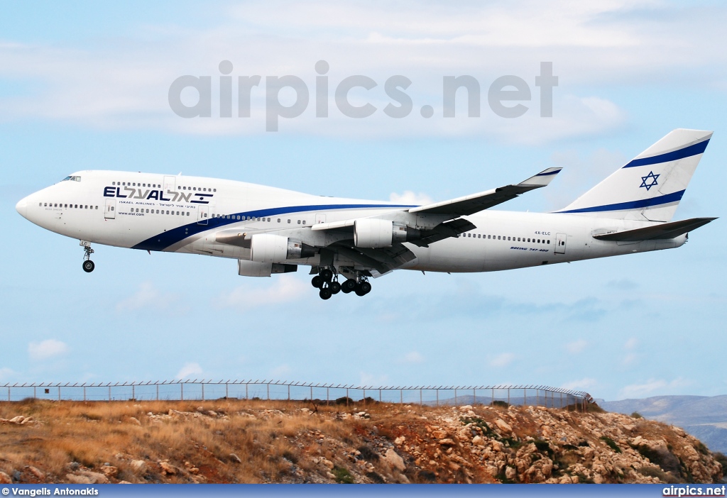 4X-ELC, Boeing 747-400, EL AL