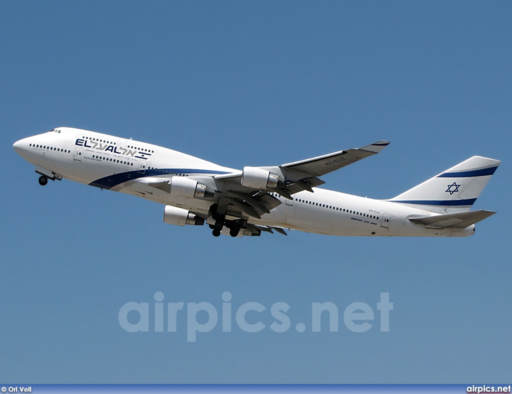 4X-ELC, Boeing 747-400, EL AL