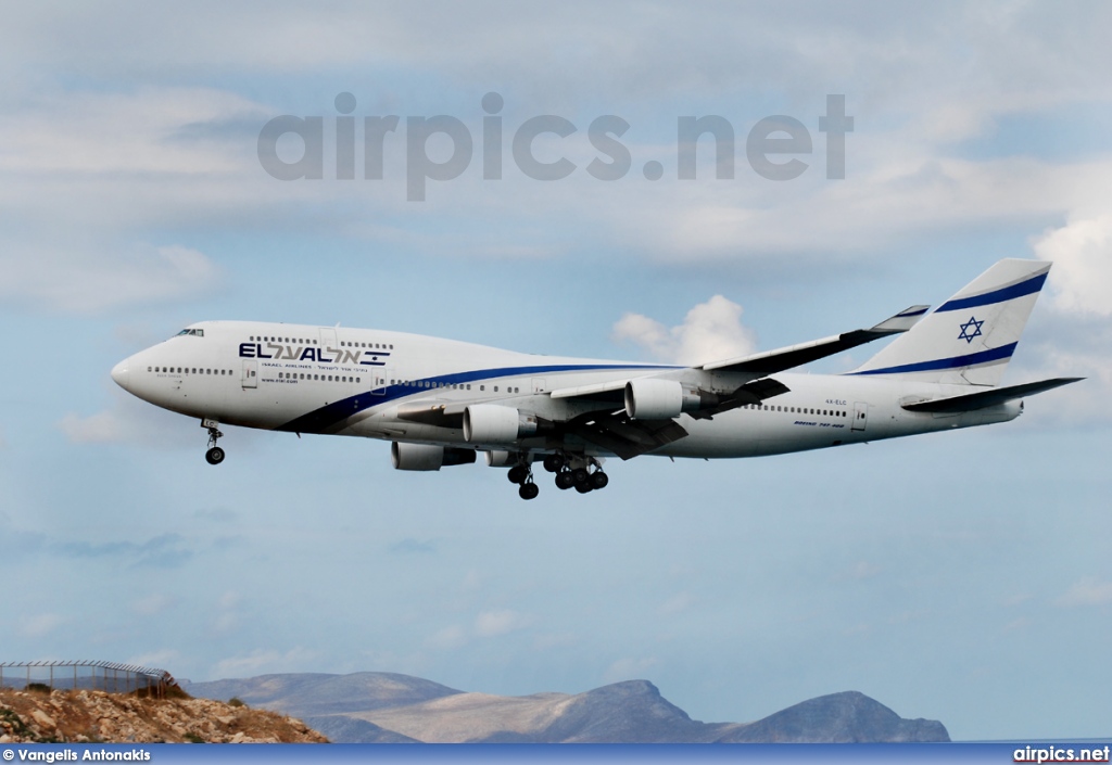 4X-ELC, Boeing 747-400, EL AL