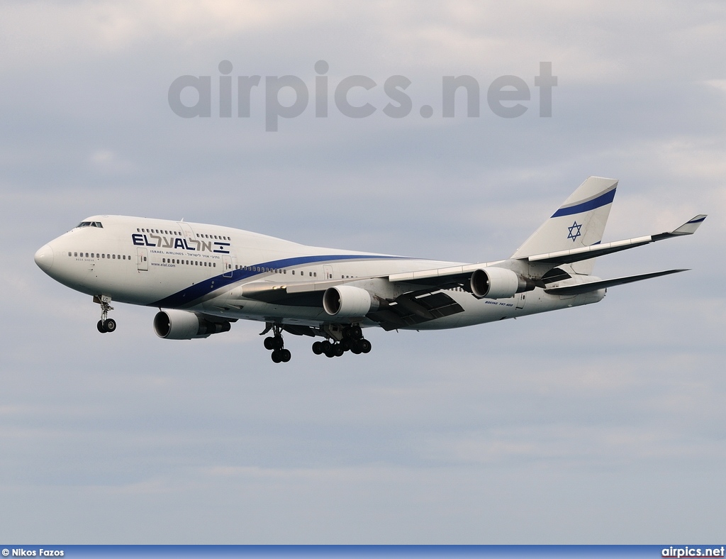 4X-ELC, Boeing 747-400, EL AL