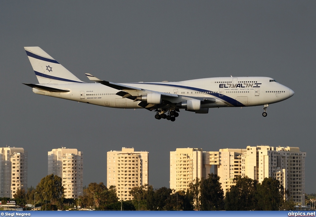 4X-ELD, Boeing 747-400, EL AL