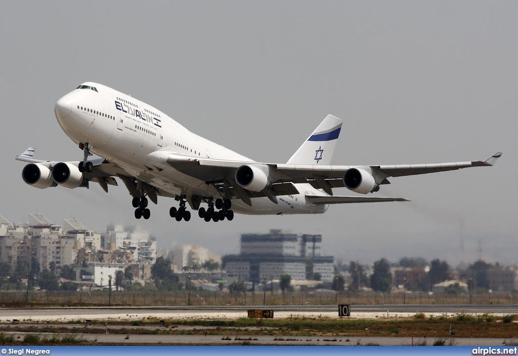 4X-ELE, Boeing 747-400, EL AL