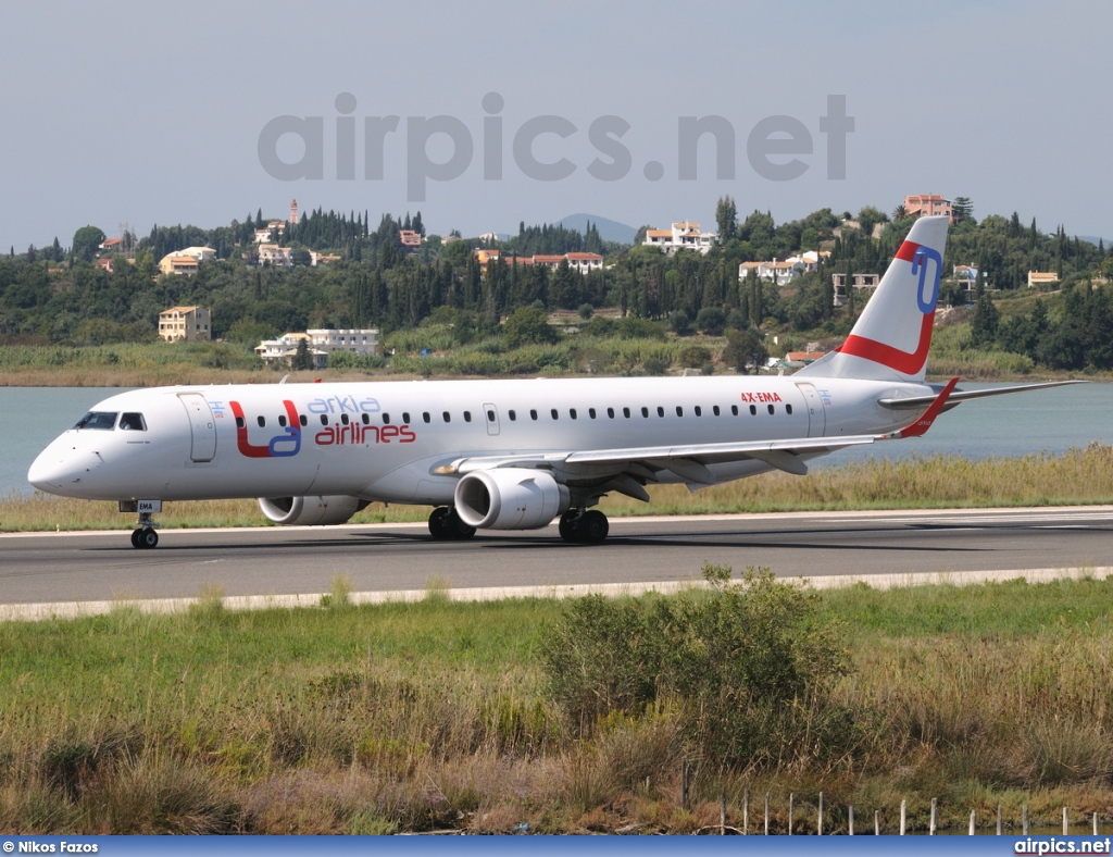 4X-EMA, Embraer ERJ 190-200LR (Embraer 195), Arkia Israeli Airlines