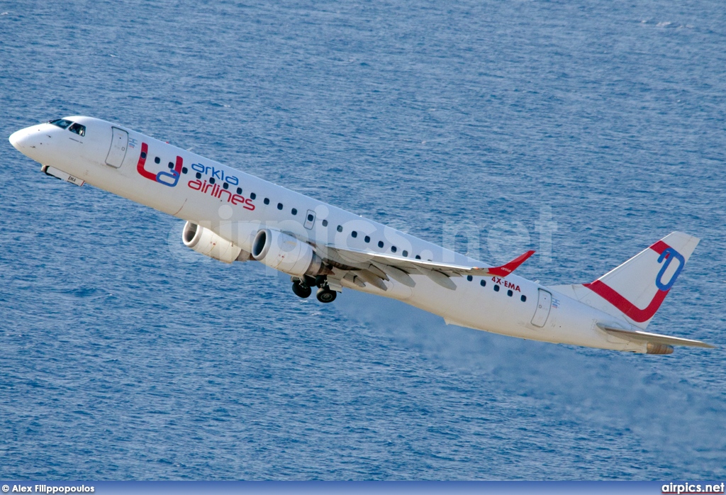 4X-EMA, Embraer ERJ 190-200LR (Embraer 195), Arkia Israeli Airlines