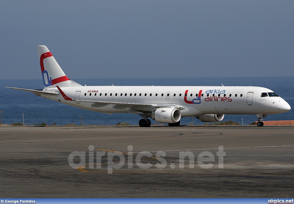 4X-EMA, Embraer ERJ 190-200LR (Embraer 195), Arkia Israeli Airlines