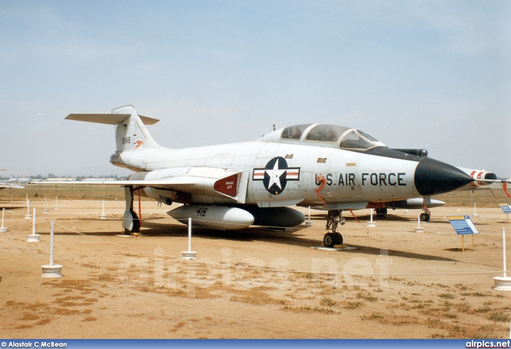 59-0418, McDonnell Douglas F-101B Voodoo, United States Air Force