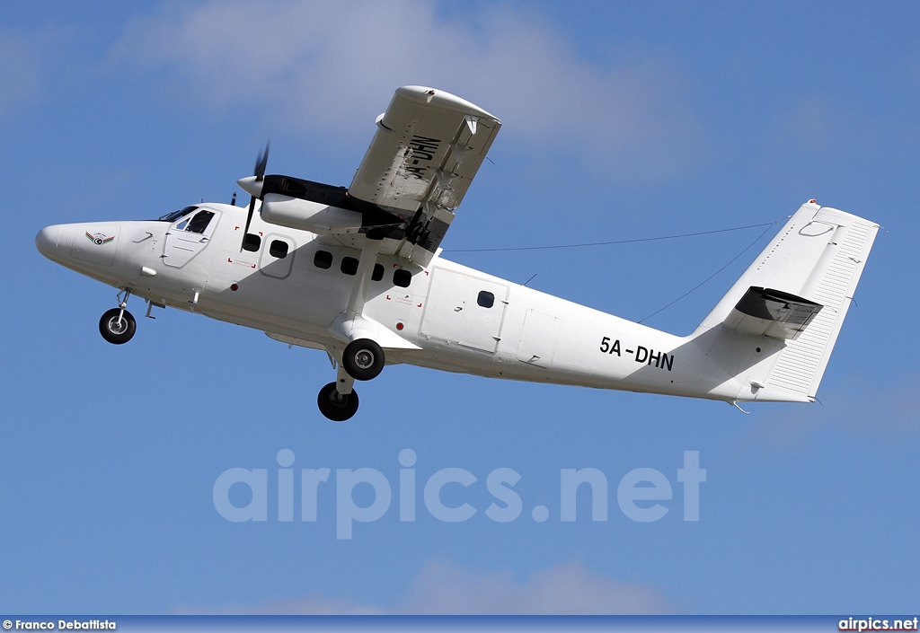 5A-DHN, De Havilland Canada DHC-6-300 Twin Otter, Air Libya