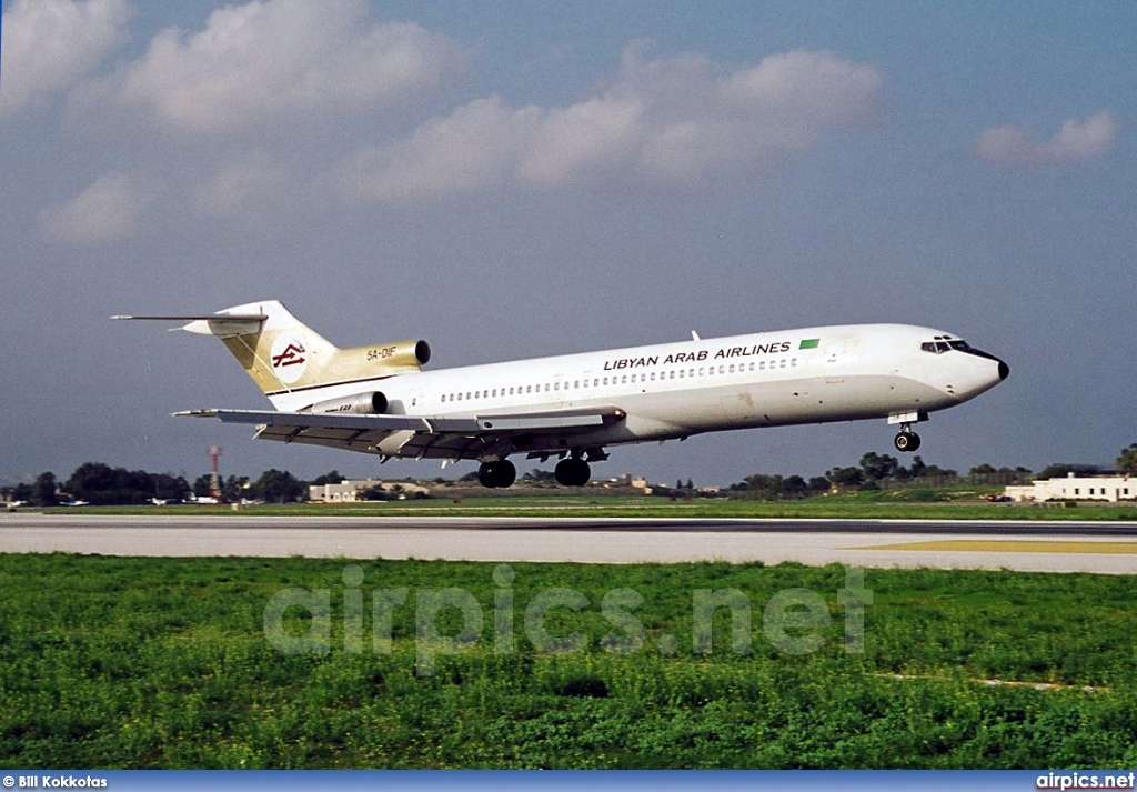 5A-DIF, Boeing 727-200Adv, Libyan Arab Airlines