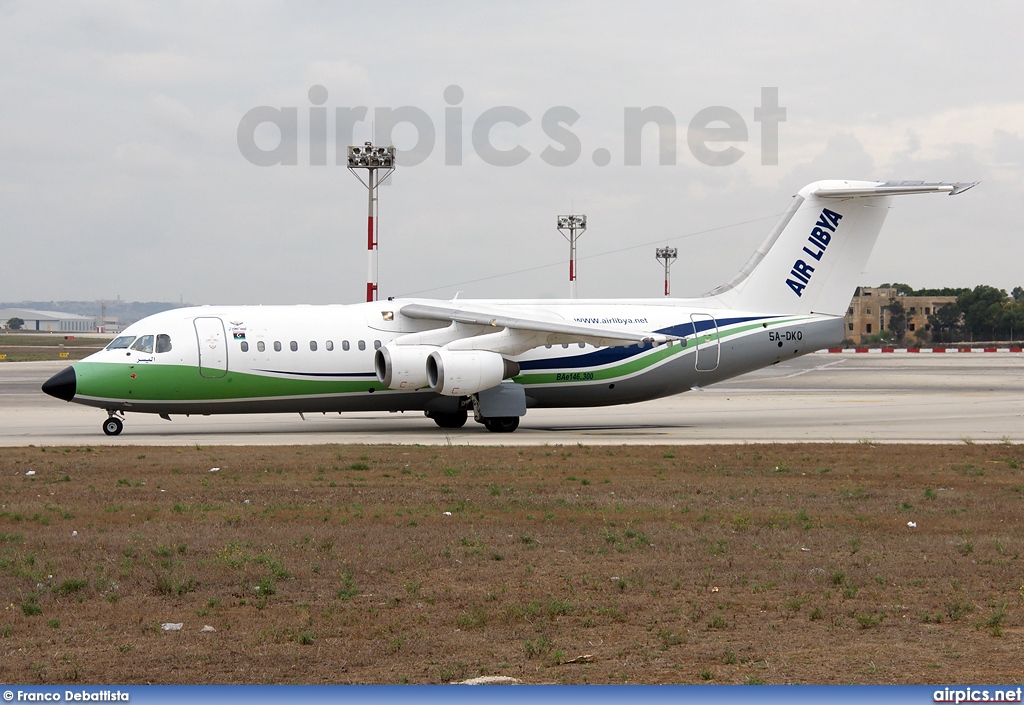 5A-DKQ, British Aerospace BAe 146-300, Air Libya