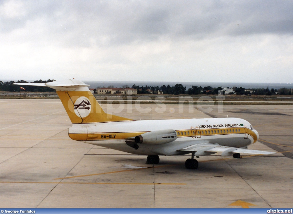 5A-DLV, Fokker F28-4000 Fellowship, Libyan Arab Airlines