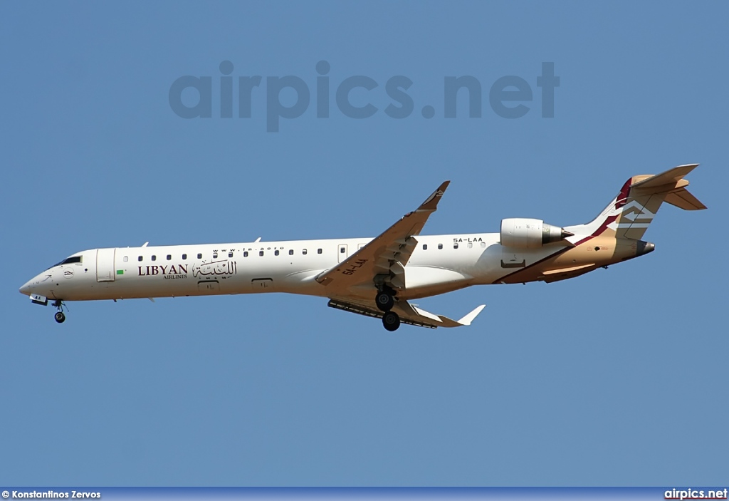 5A-LAA, Bombardier CRJ-900ER, Libyan Airlines