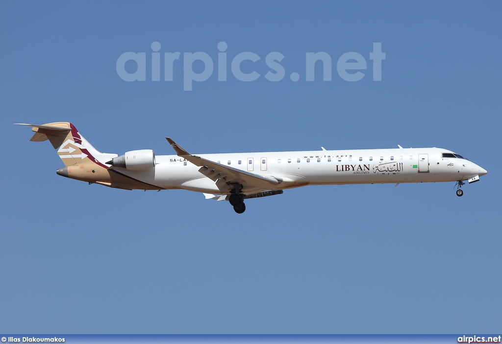 5A-LAA, Bombardier CRJ-900ER, Libyan Airlines