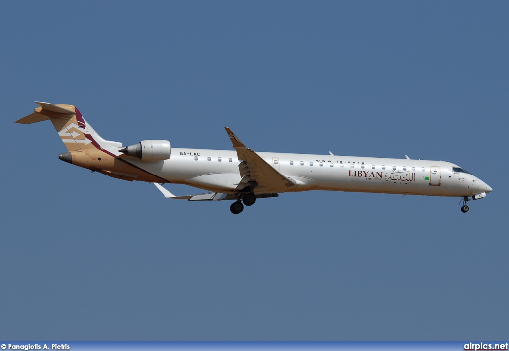 5A-LAC, Bombardier CRJ-900ER, Libyan Airlines