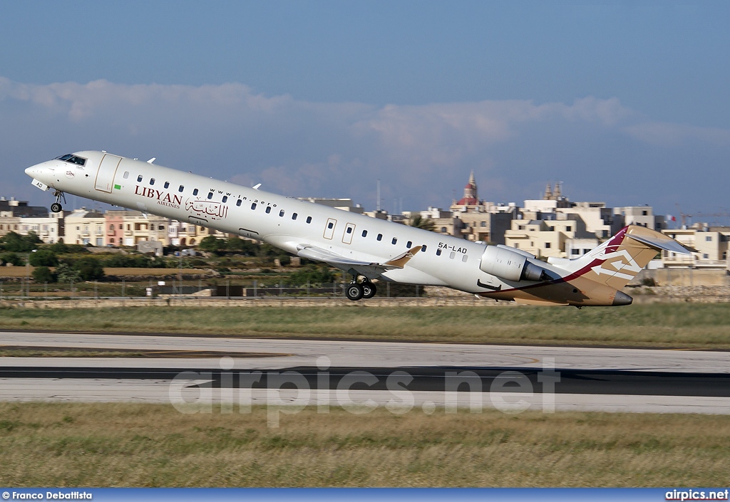 5A-LAD, Bombardier CRJ-900ER, Libyan Airlines