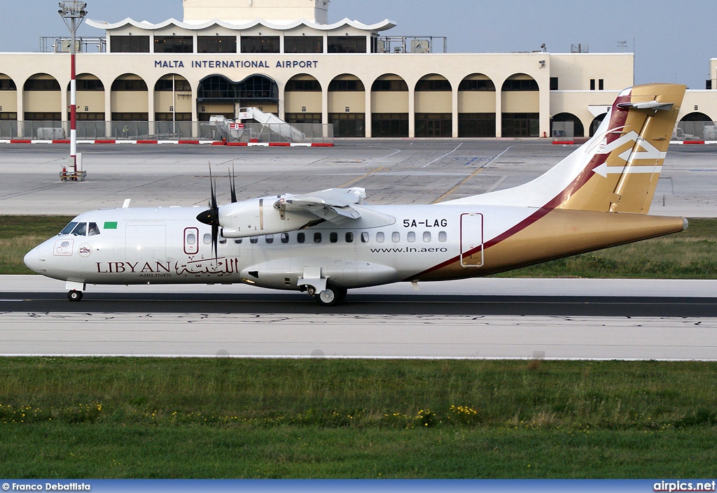 5A-LAG, ATR 42-500, Libyan Airlines