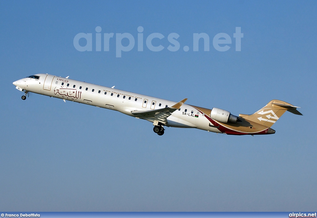 5A-LAL, Bombardier CRJ-900ER, Libyan Airlines