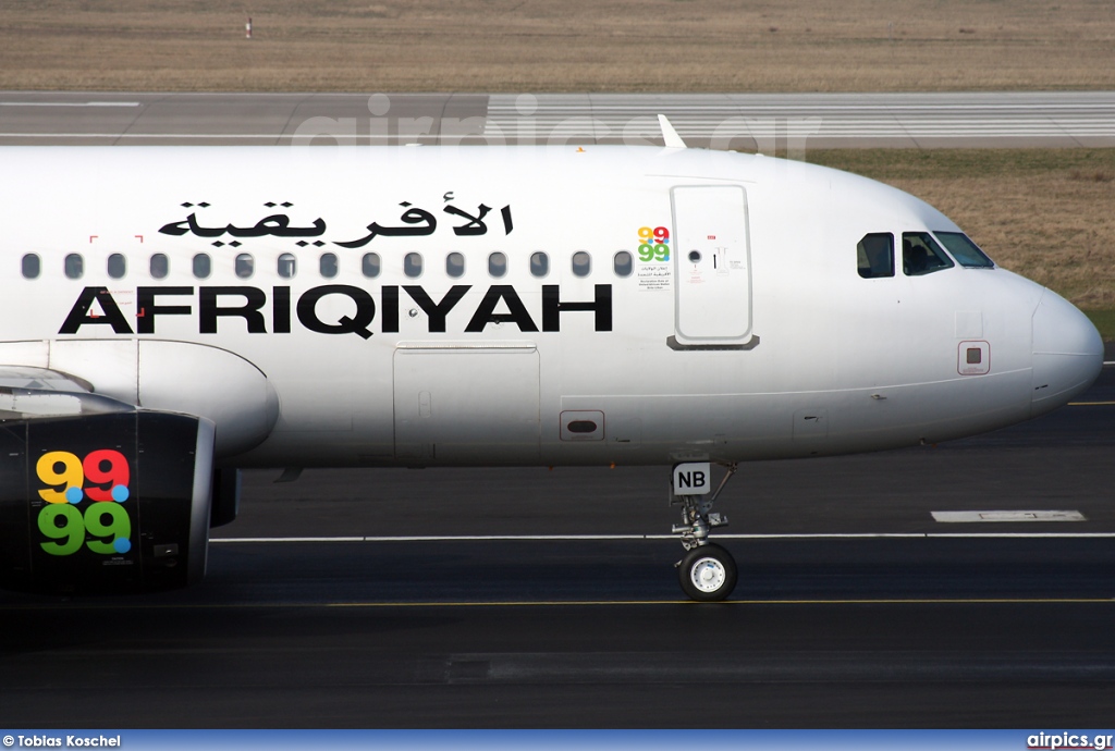 5A-ONB, Airbus A320-200, Afriqiyah Airways