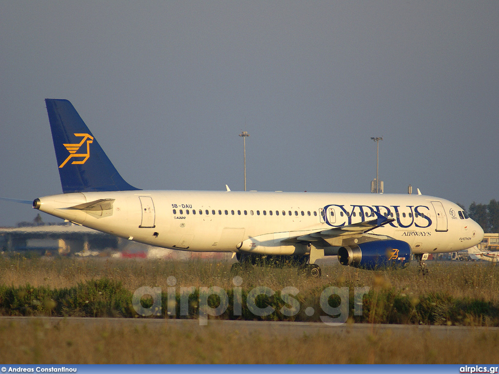 5B-DAU, Airbus A320-200, Cyprus Airways