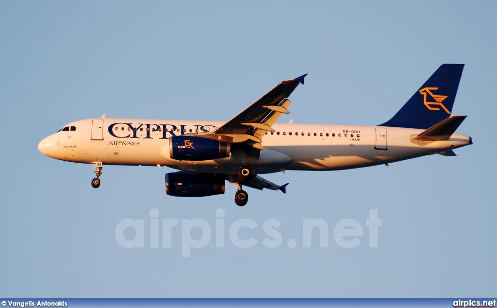 5B-DBB, Airbus A320-200, Cyprus Airways