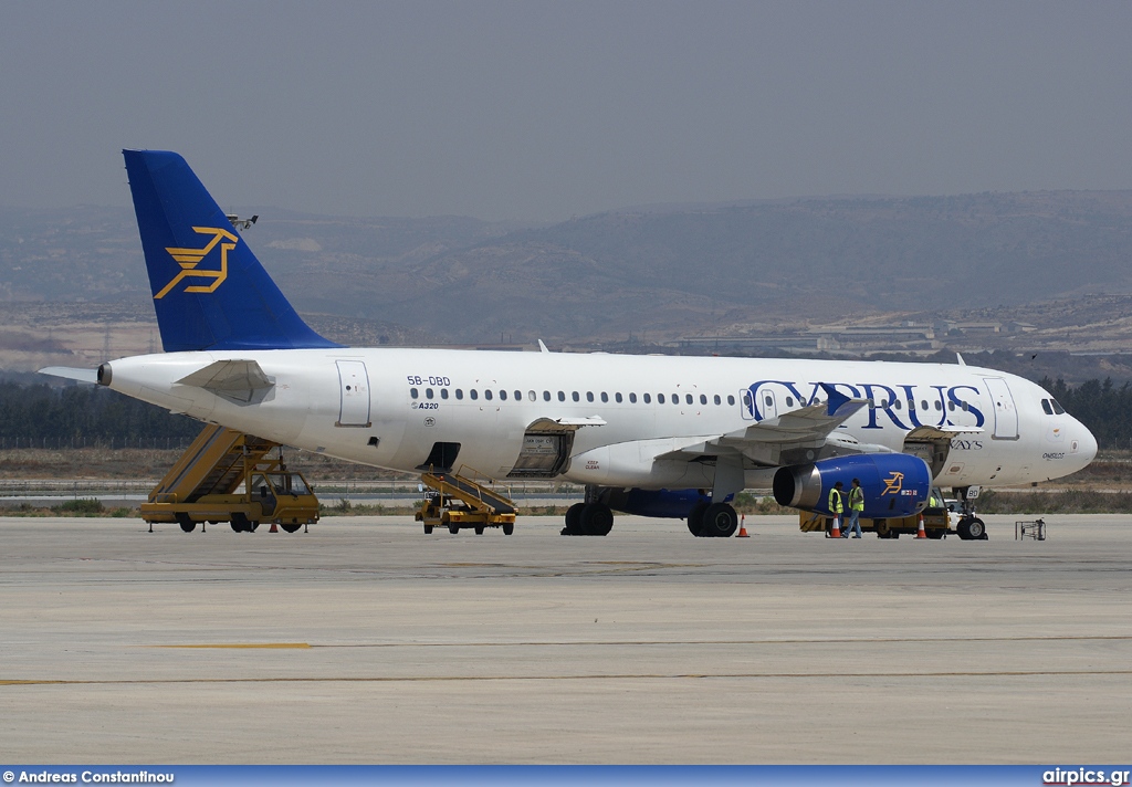 5B-DBD, Airbus A320-200, Cyprus Airways