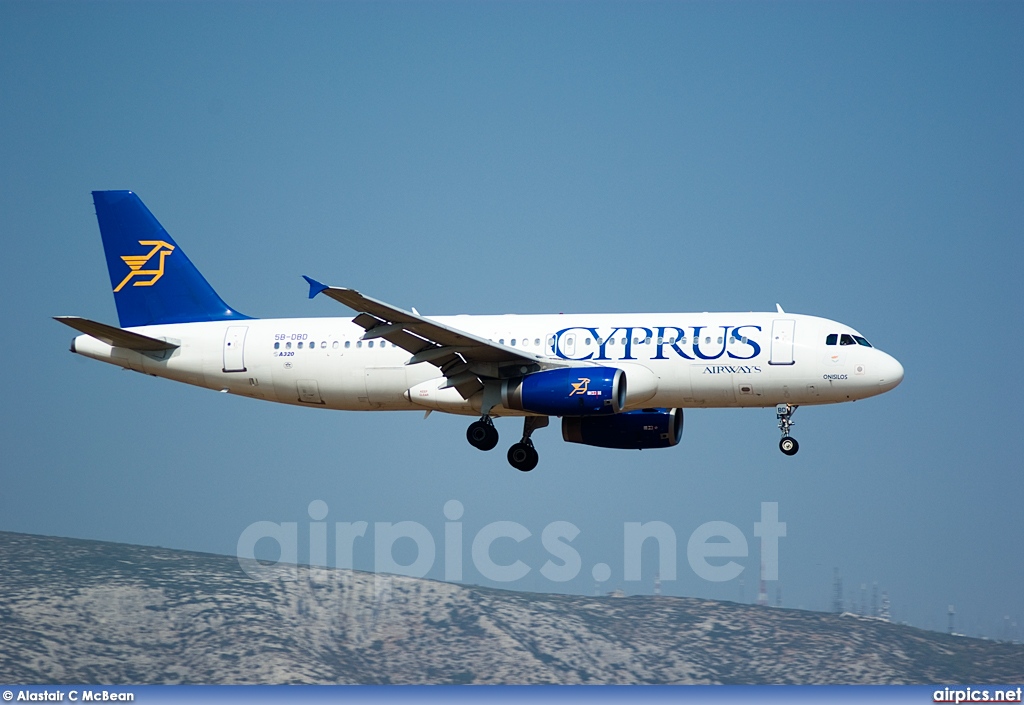 5B-DBD, Airbus A320-200, Cyprus Airways