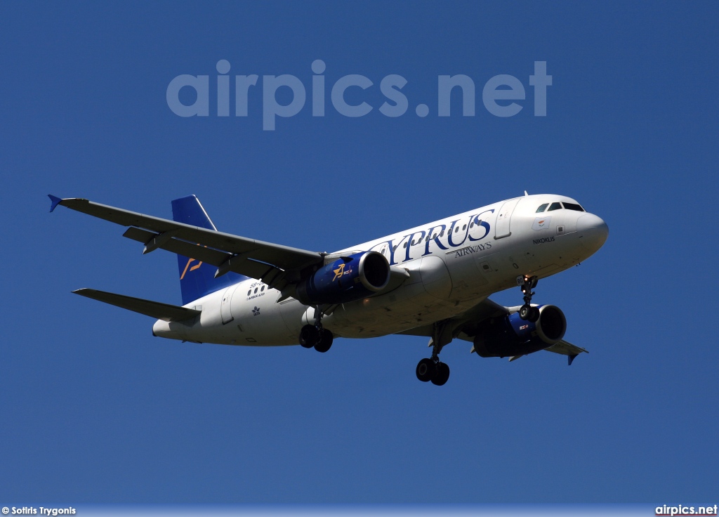 5B-DBO, Airbus A319-100, Cyprus Airways