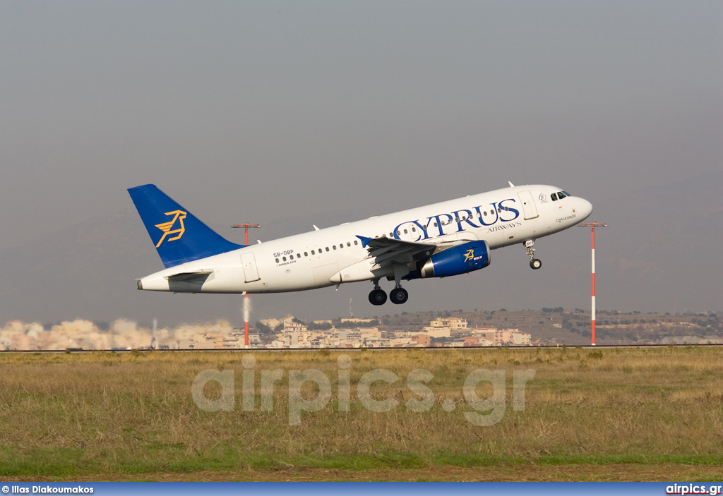 5B-DBP, Airbus A319-100, Cyprus Airways