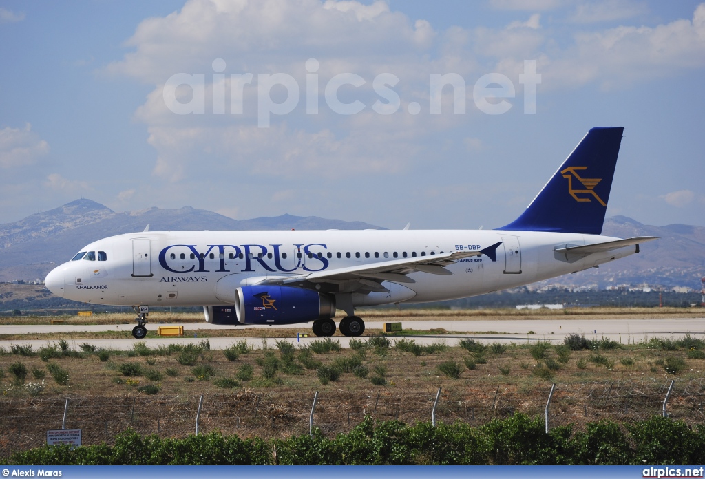 5B-DBP, Airbus A319-100, Cyprus Airways