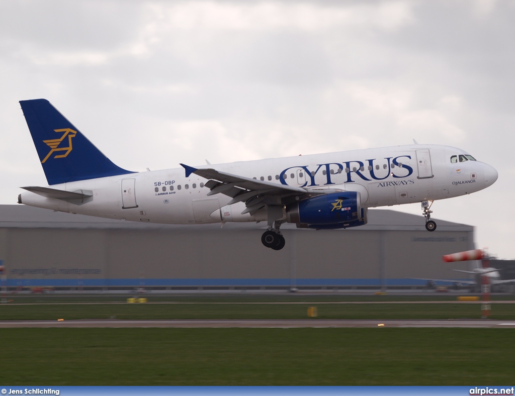 5B-DBP, Airbus A319-100, Cyprus Airways