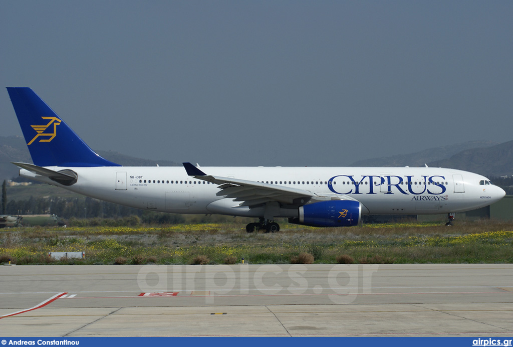 5B-DBT, Airbus A330-200, Cyprus Airways