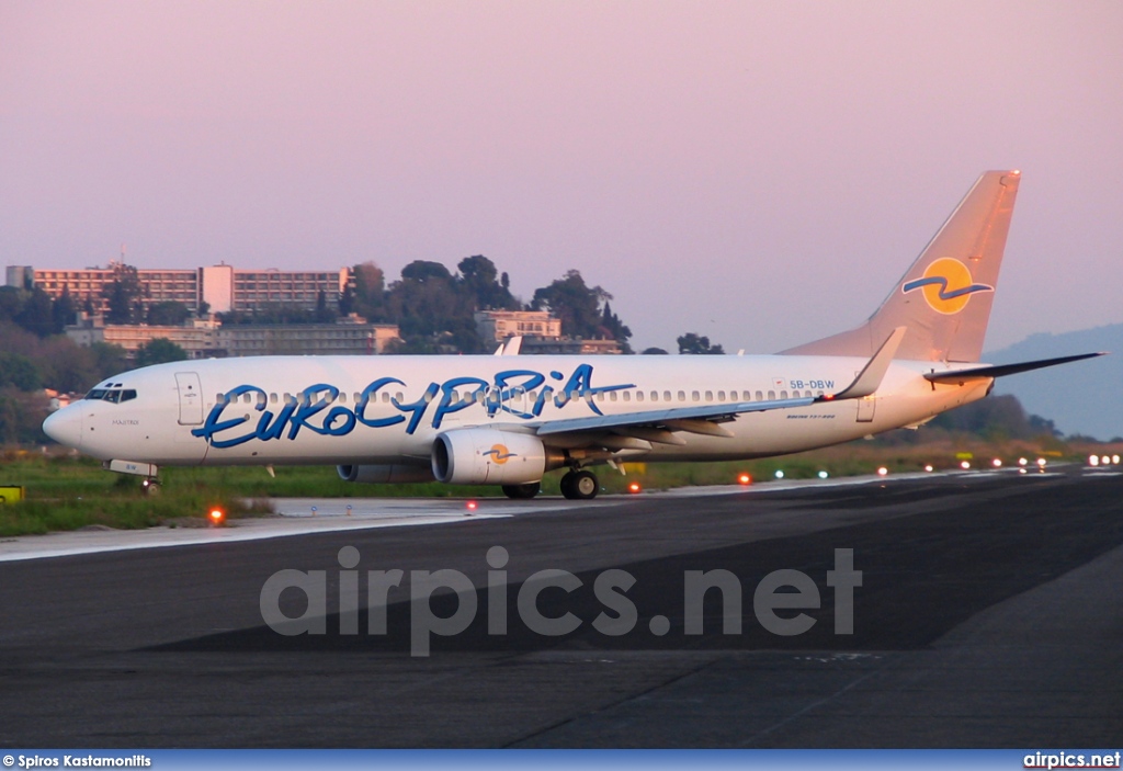 5B-DBW, Boeing 737-800, Eurocypria Airlines