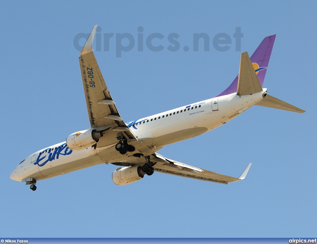 5B-DBZ, Boeing 737-800, Eurocypria Airlines