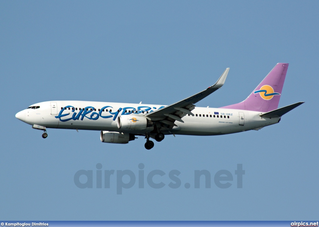 5B-DBZ, Boeing 737-800, Eurocypria Airlines