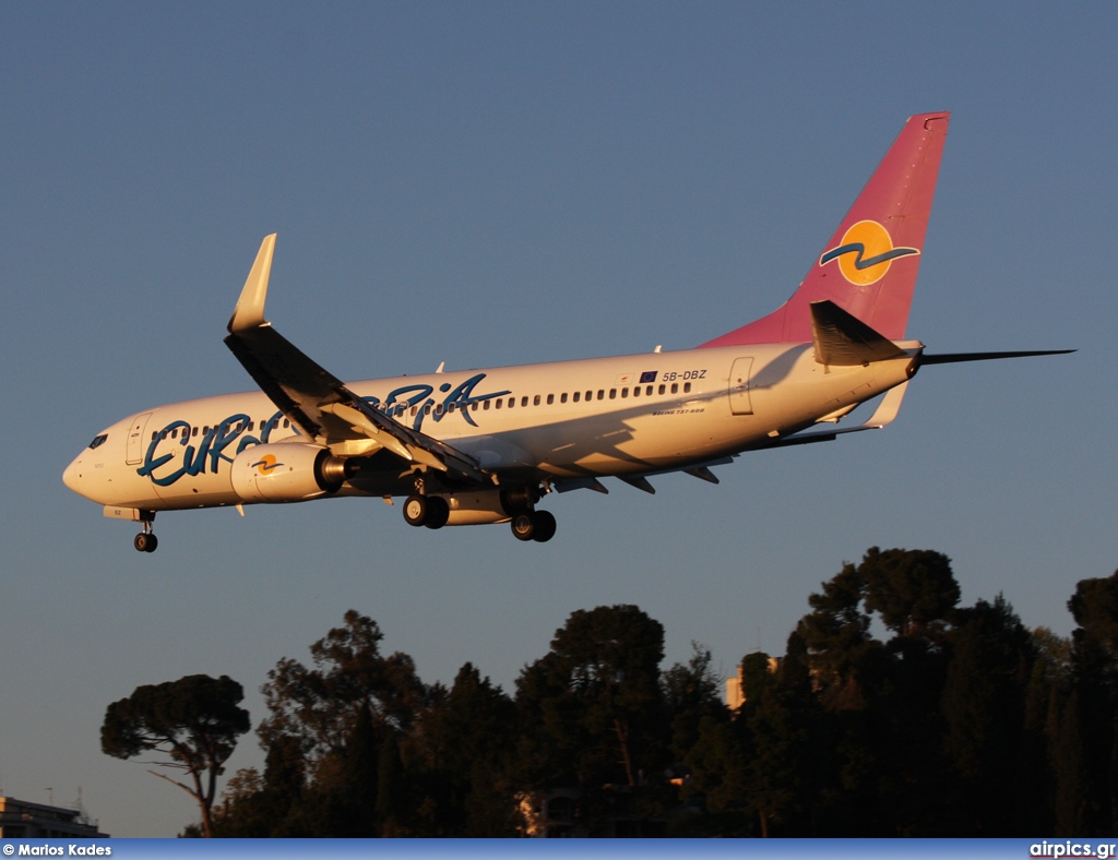 5B-DBZ, Boeing 737-800, Eurocypria Airlines