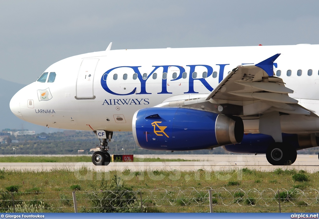 5B-DCF, Airbus A319-100, Cyprus Airways