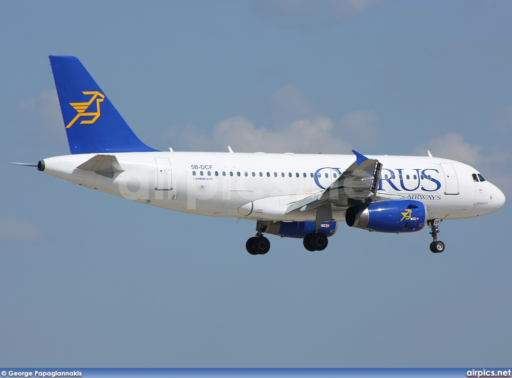 5B-DCF, Airbus A319-100, Cyprus Airways