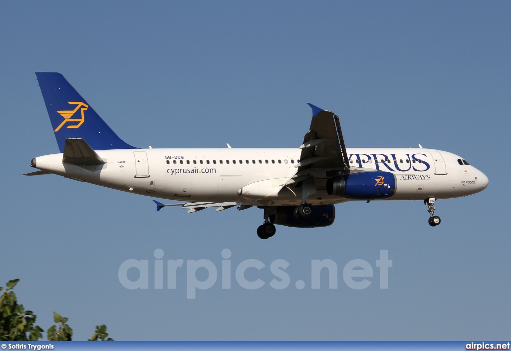 5B-DCG, Airbus A320-200, Cyprus Airways