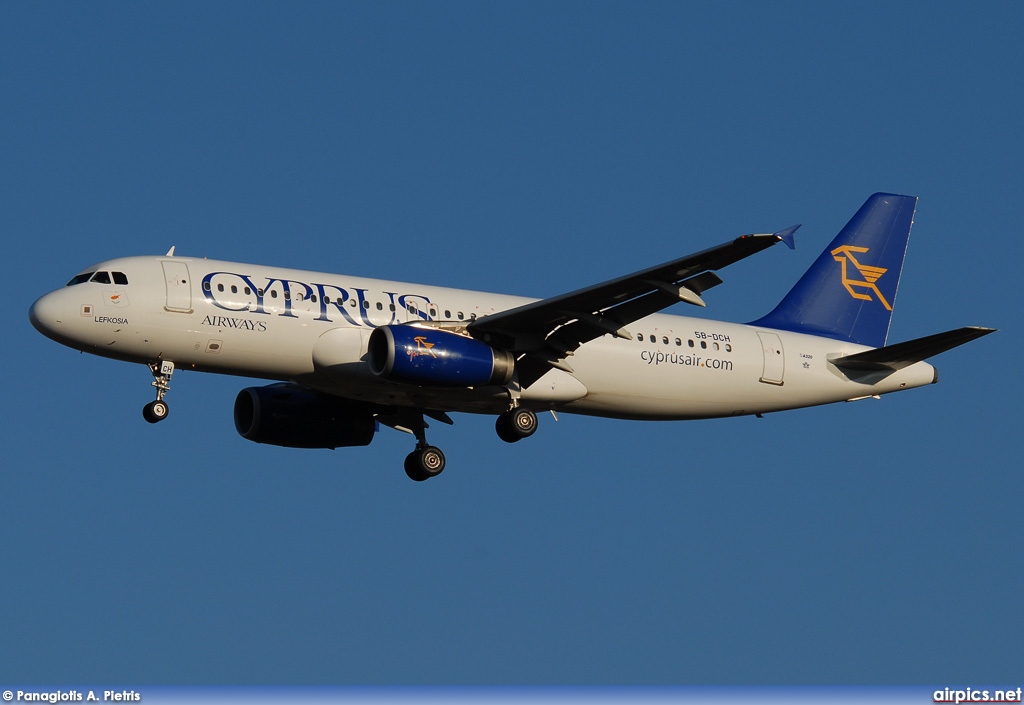 5B-DCH, Airbus A320-200, Cyprus Airways