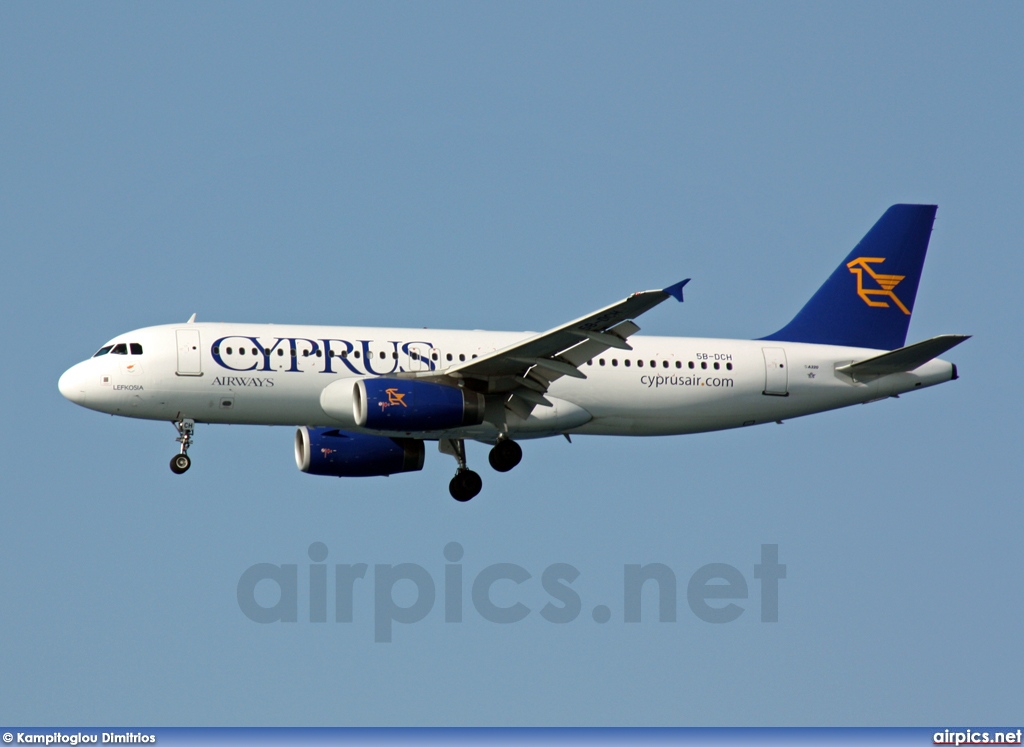 5B-DCH, Airbus A320-200, Cyprus Airways