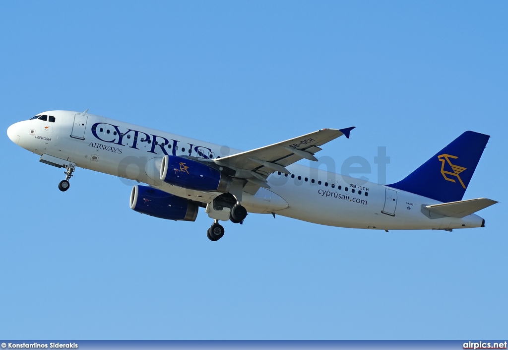 5B-DCH, Airbus A320-200, Cyprus Airways