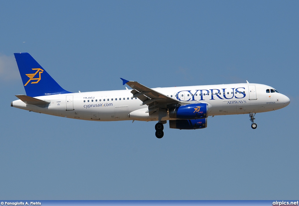 5B-DCJ, Airbus A320-200, Cyprus Airways