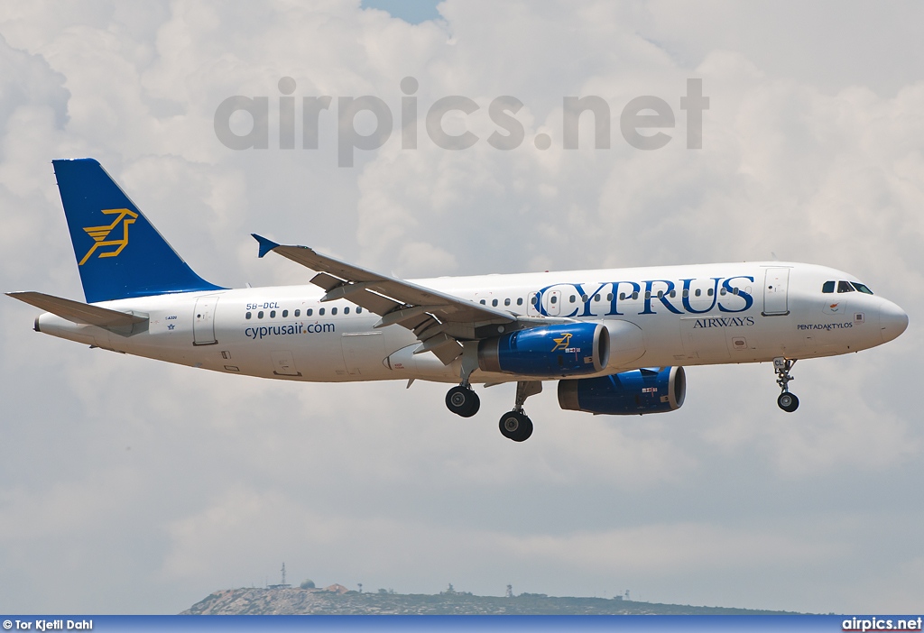 5B-DCL, Airbus A320-200, Cyprus Airways